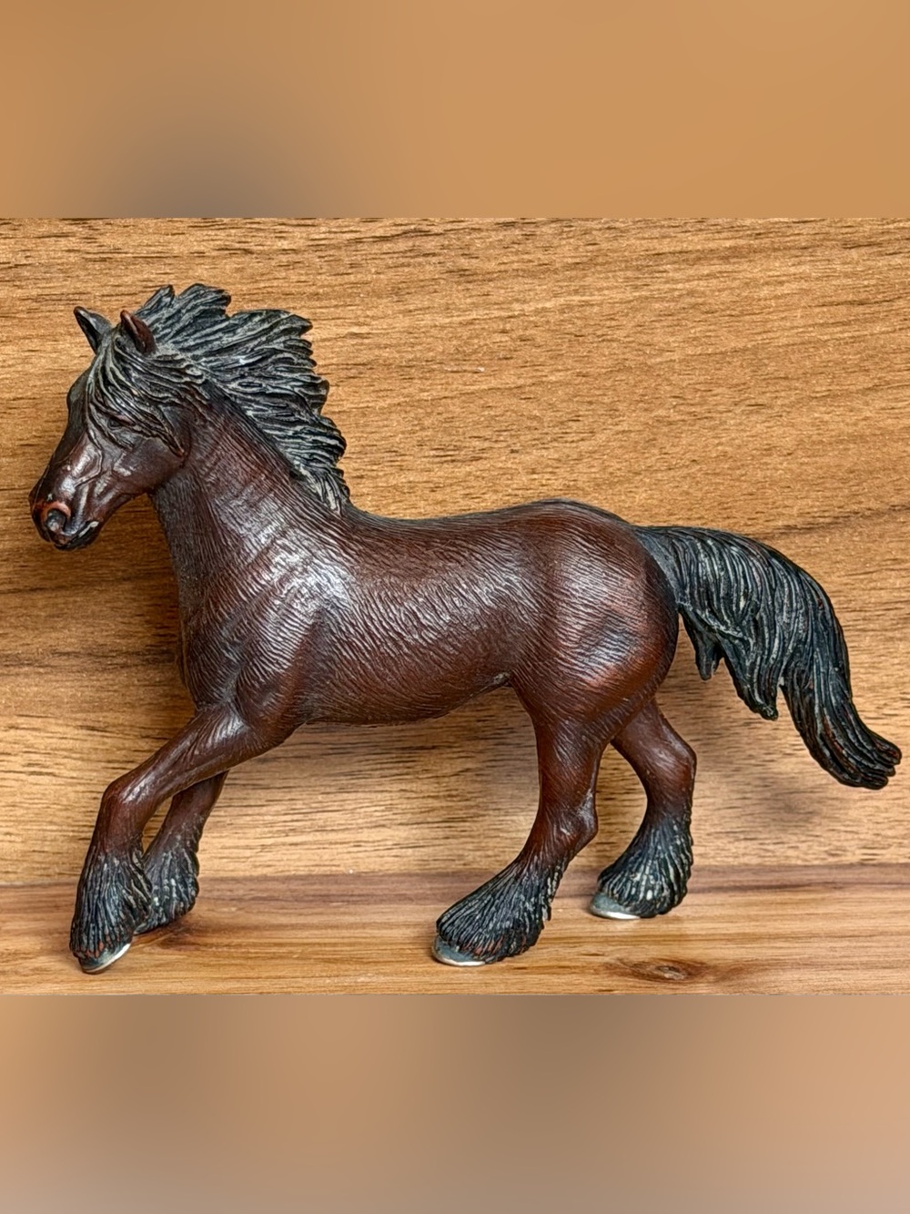 Schleich 2005 Friesian Mare Dark Bay Brown Model Horse Model 13604